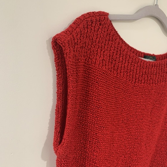 Ralph Lauren Womens Chunky Knit Sweater Top Size Small Red Preppy Holiday - Picture 3 of 9